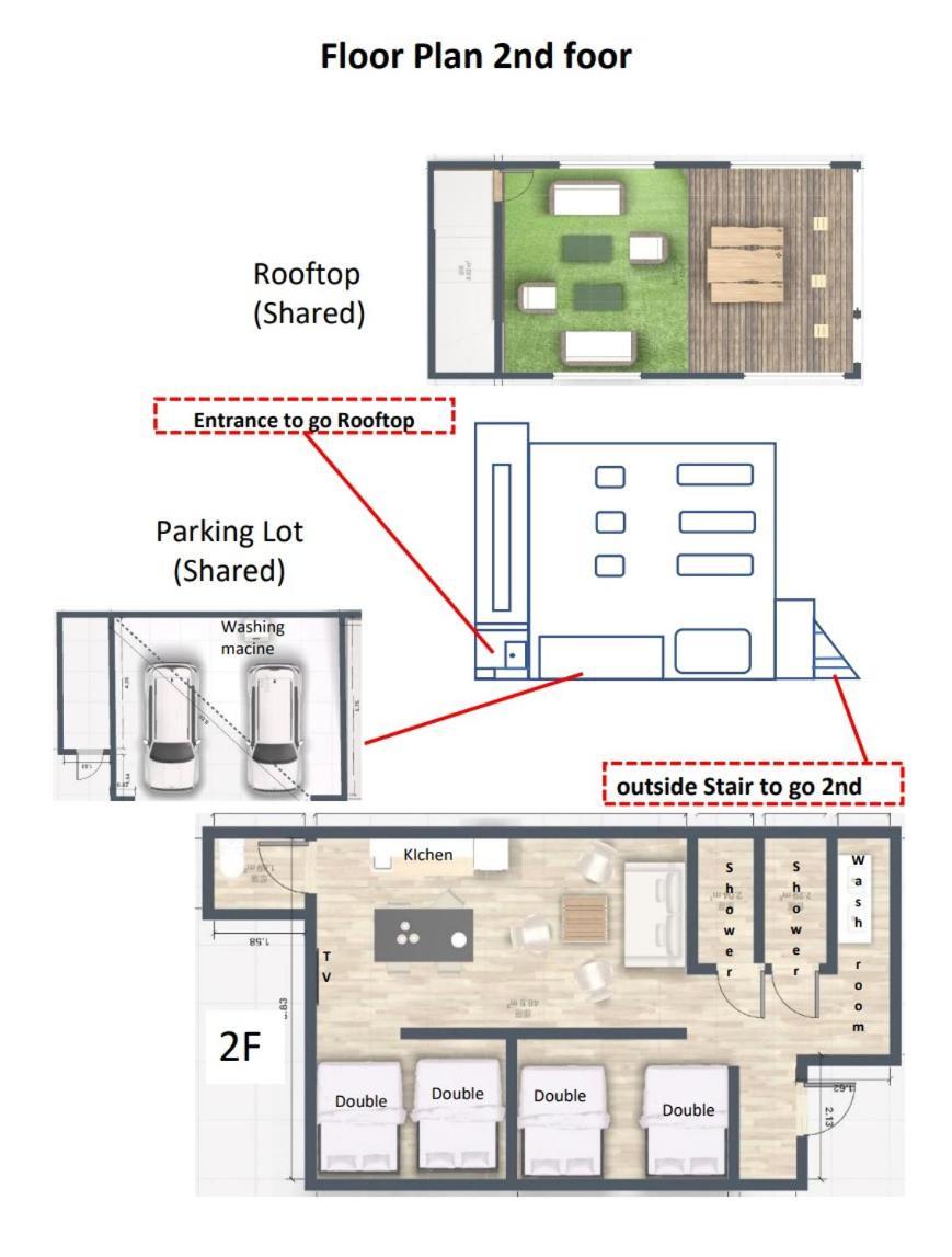 【5/24New Open】浅草徒歩3分/Max9名/無料駐車場/渋谷直通 Apartment Tokyo Bagian luar foto