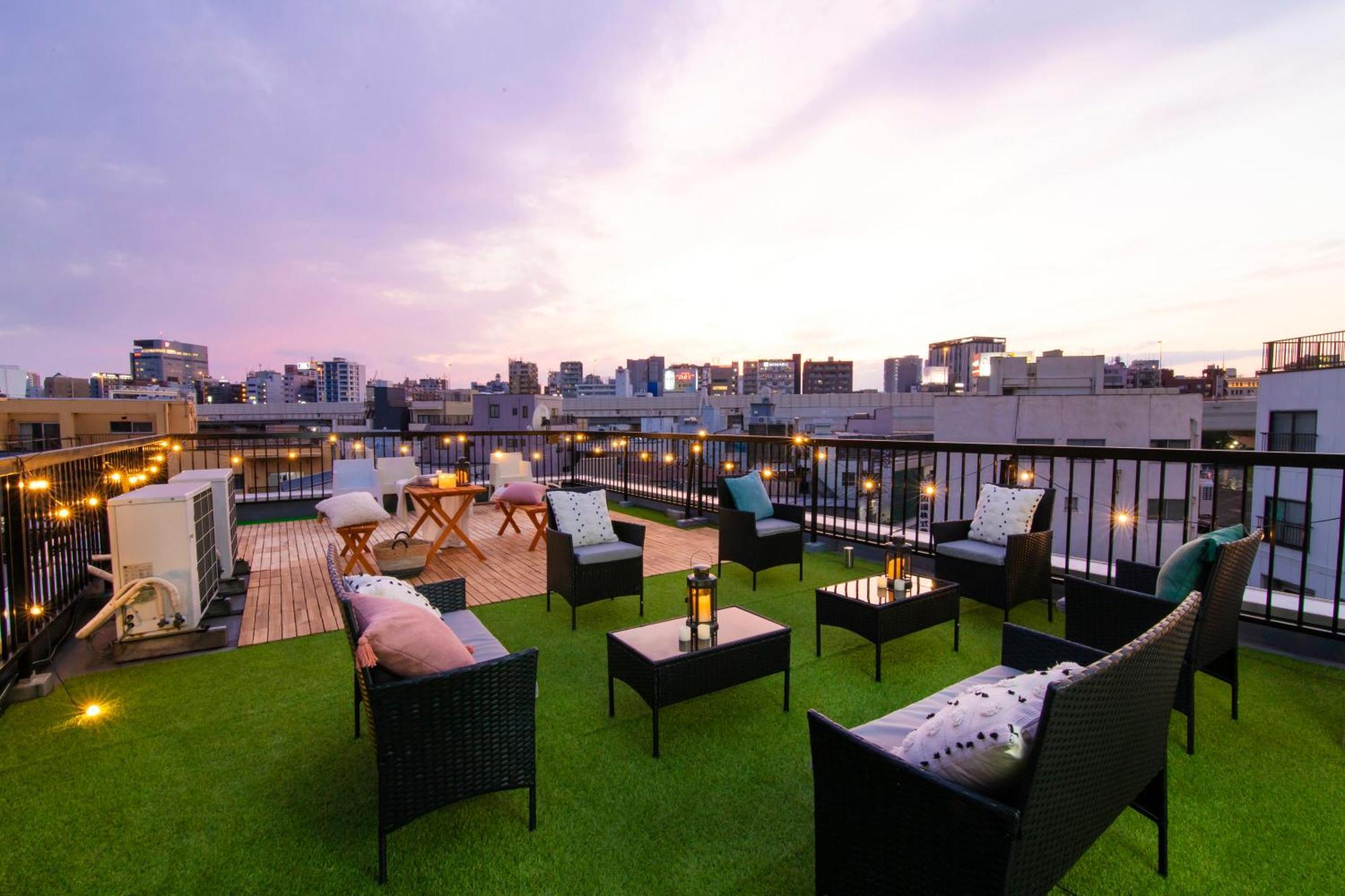 【5/24New Open】浅草徒歩3分/Max9名/無料駐車場/渋谷直通 Apartment Tokyo Bagian luar foto