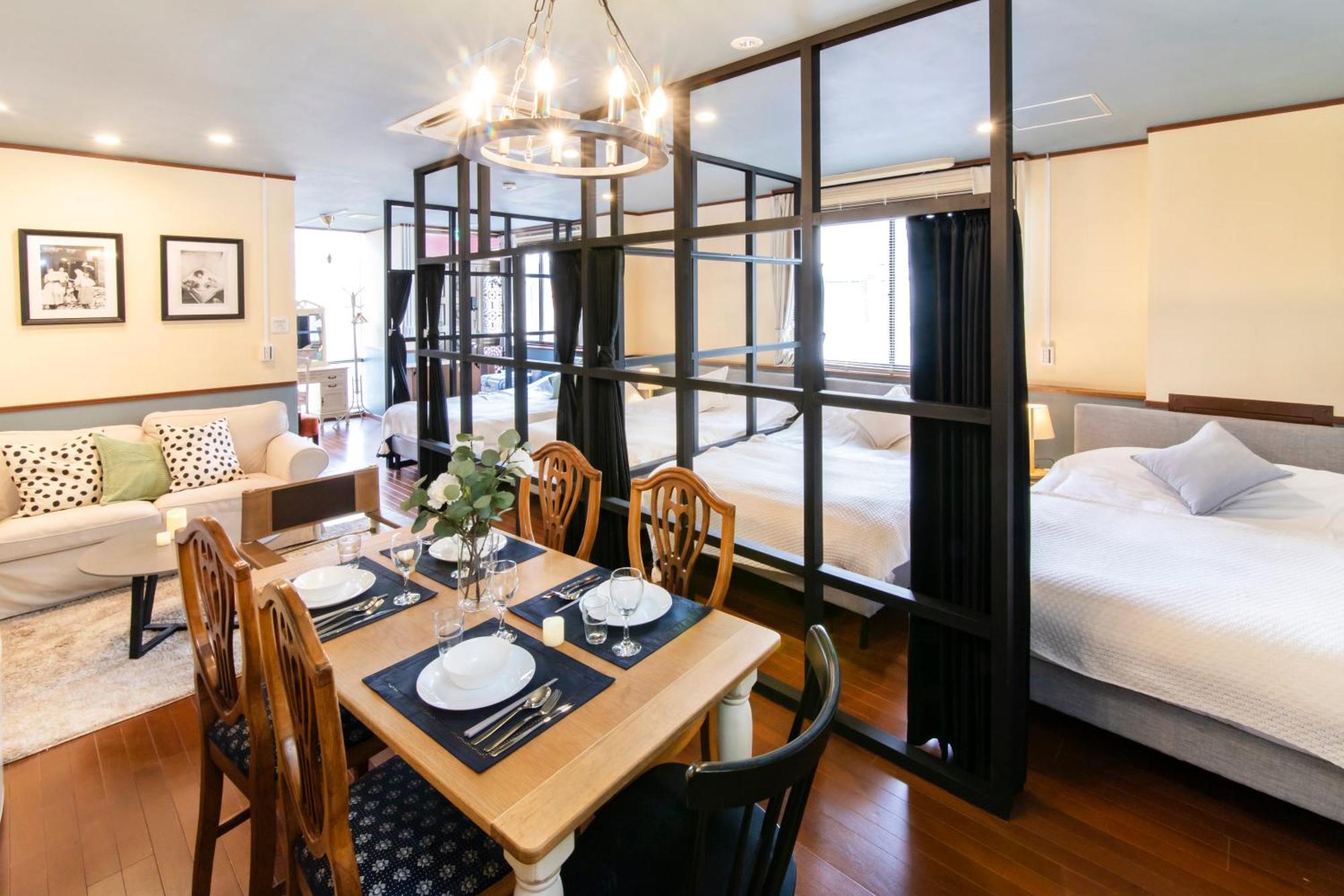 【5/24New Open】浅草徒歩3分/Max9名/無料駐車場/渋谷直通 Apartment Tokyo Bagian luar foto